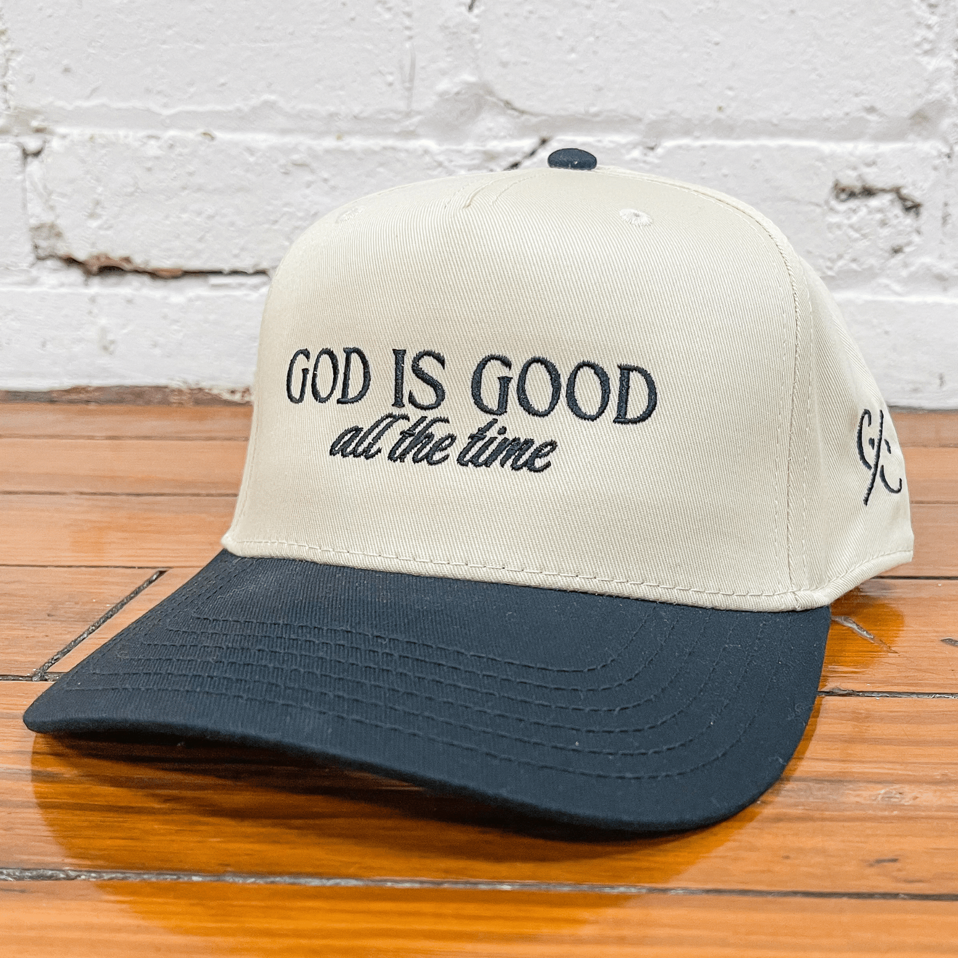 God Is Good Black Trucker Hat - Garrison & Co.