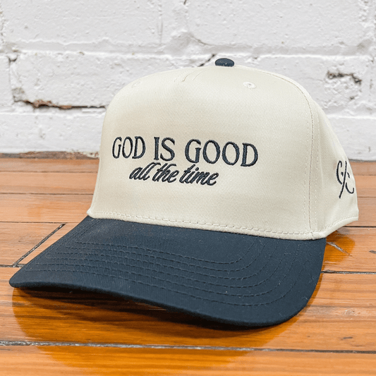 God Is Good Black Trucker Hat - Garrison & Co.