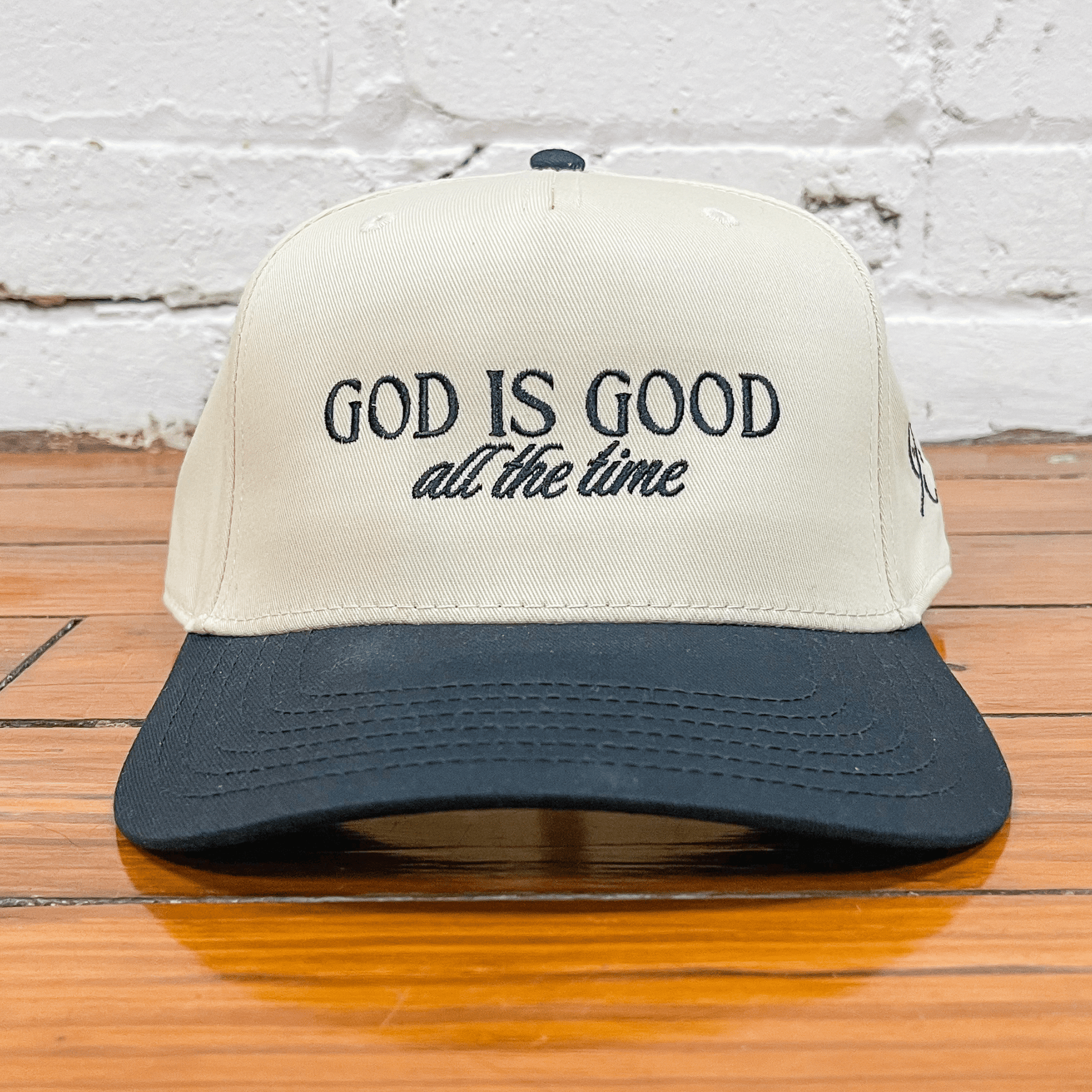 God Is Good Black Trucker Hat - Garrison & Co.