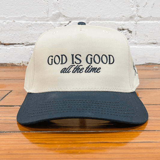God Is Good Black Trucker Hat - Garrison & Co.